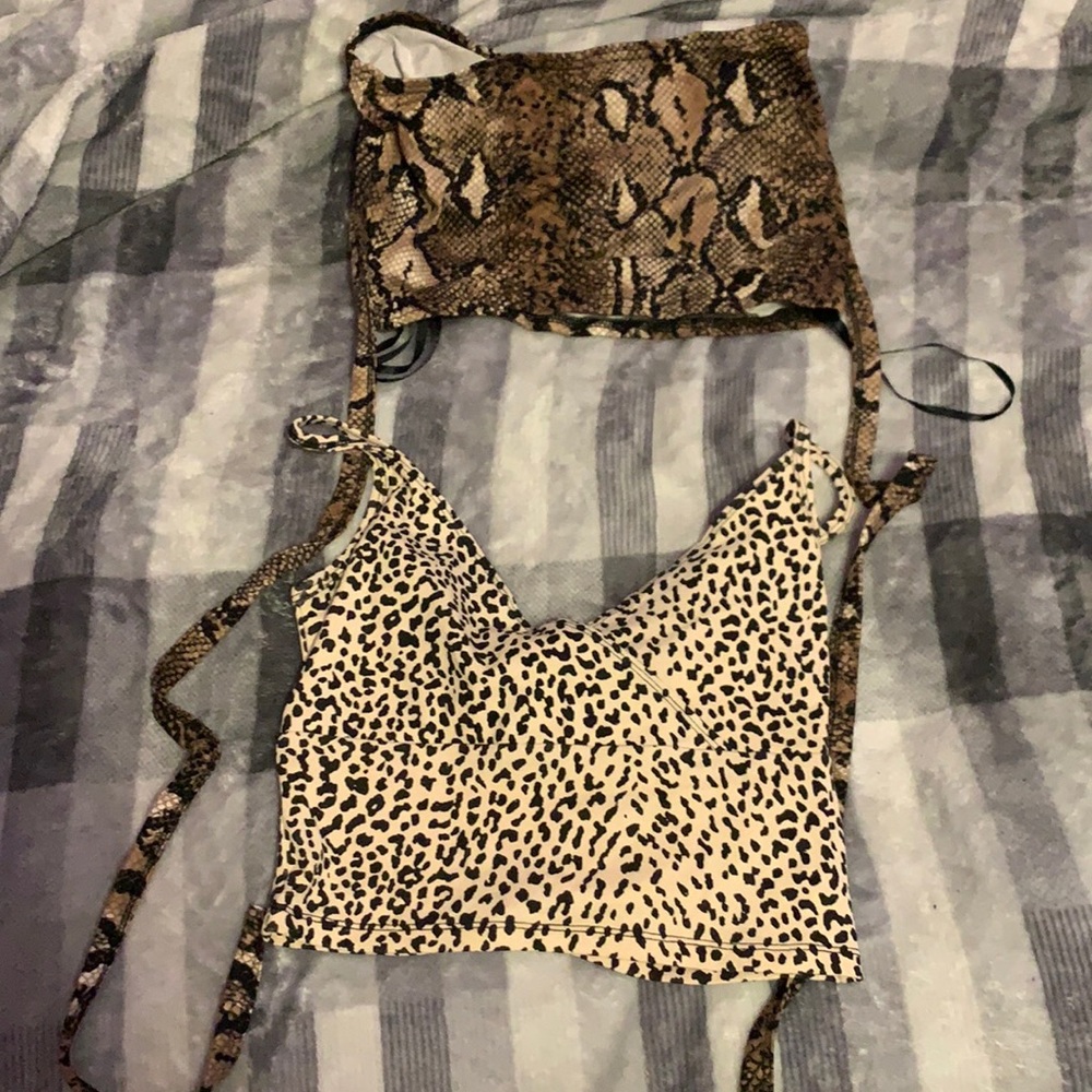 SHEIN, S, Cheetah & Snake Skin Print